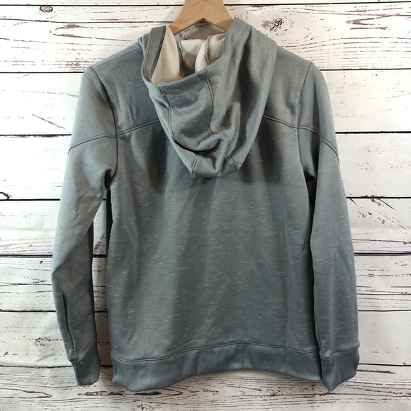 UNDER ARMOR Cold Gear Gray Hoodie Sweatshirt, S - Picture 2 of 7